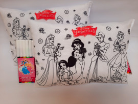 lembrancinha princesas disney kit para colorir